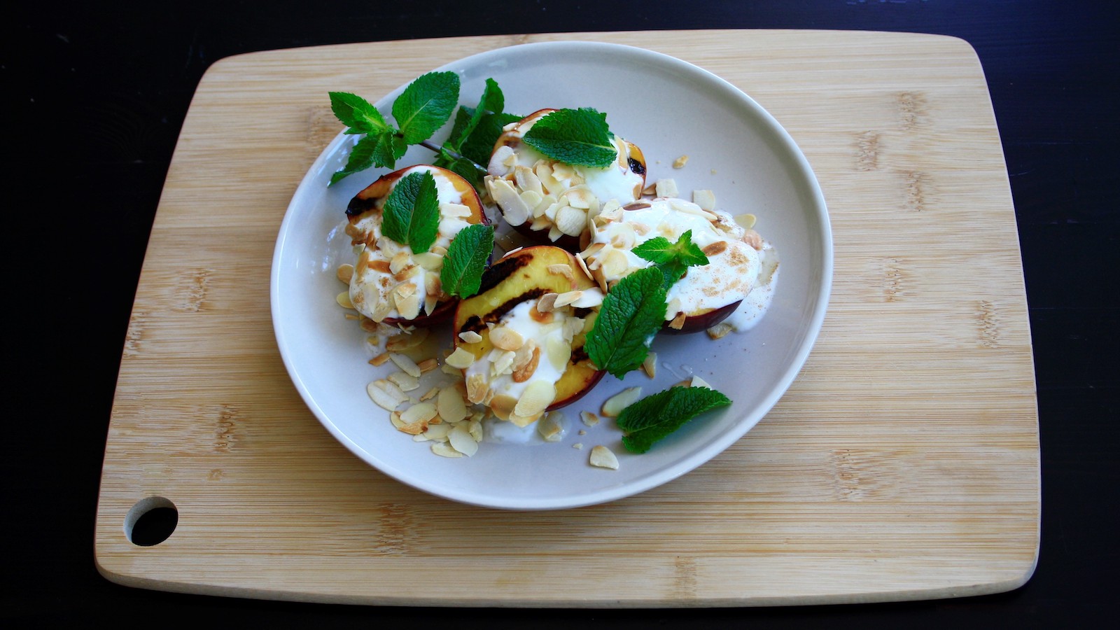 Gegrillte Pfirsiche • Die Küchenpartie mit peb